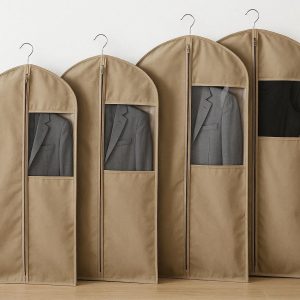 Zippered Clothing Storage Bags for Suits and Formal Wear Protection