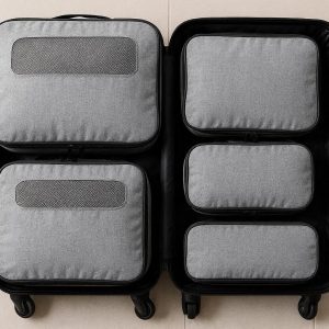 Compression Packing Cubes Set for Suitcase Organization and Travel
